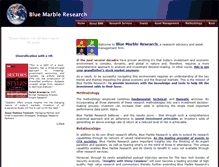 Tablet Screenshot of bluemarbleresearch.com